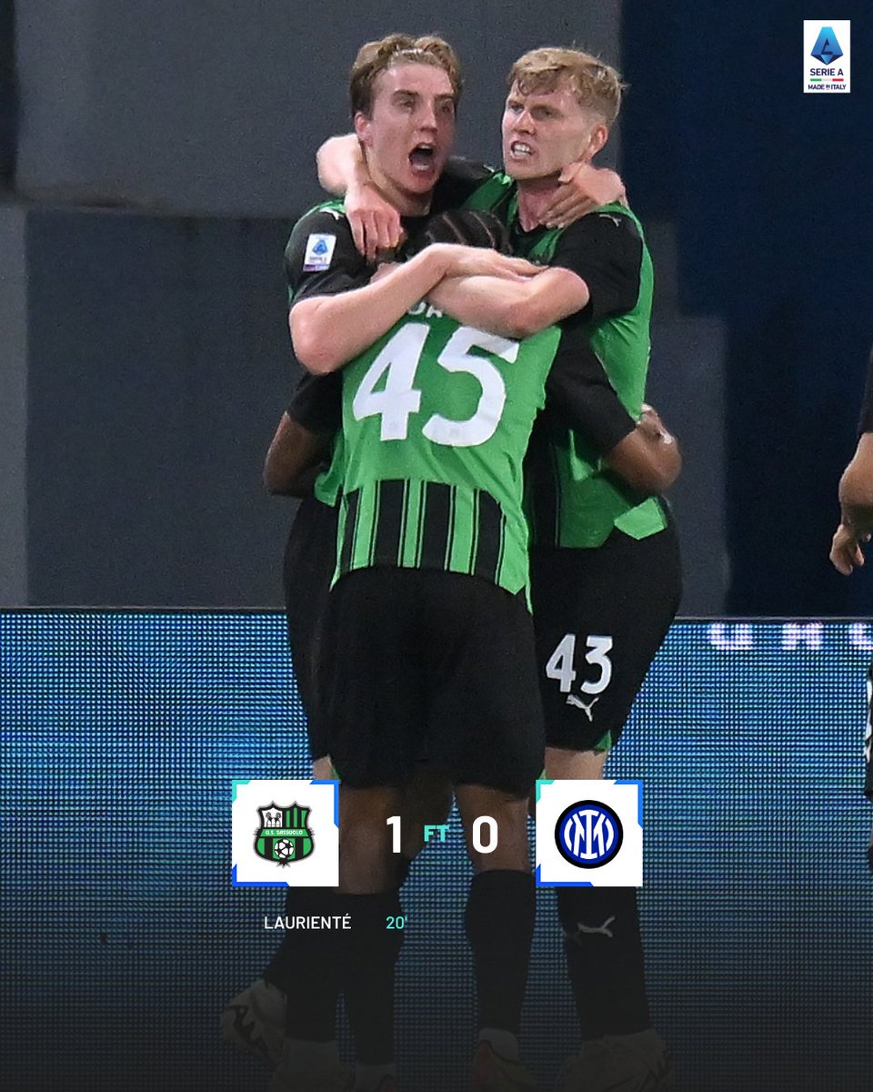 𝗙𝗧

@SassuoloUS give themselves a fighting chance at survival after completing the double against the champions 🔥

#SassuoloInter