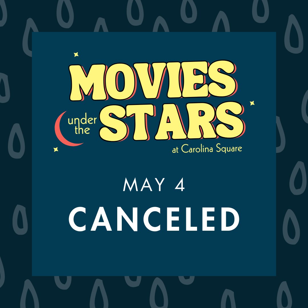 This is not the forecast we were looking for... Tonight's Movies Under the Stars screening is canceled due to weather. 🌧️ Although we won't be able to celebrate #StarWarsDay with you, our event season is just getting started.  See June & July events: i.mtr.cool/bhswcbimwu