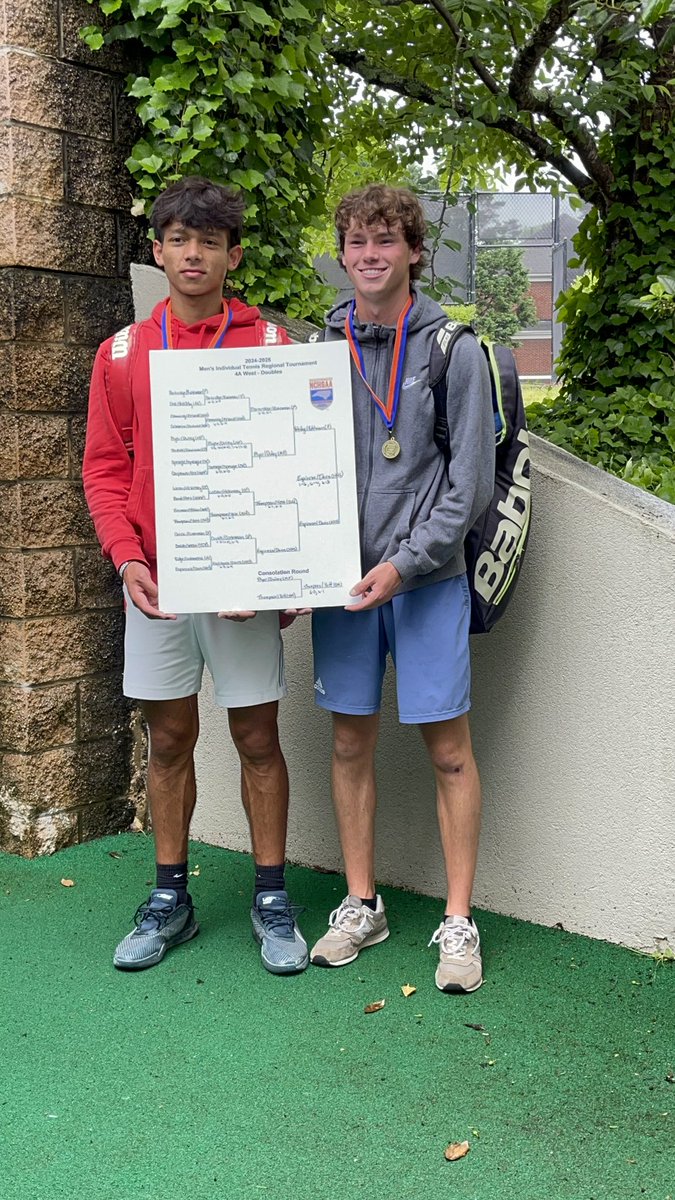 Congratulations Jesus and Jackson for winning the NCHSAA 4A West Regional! Go Hough!