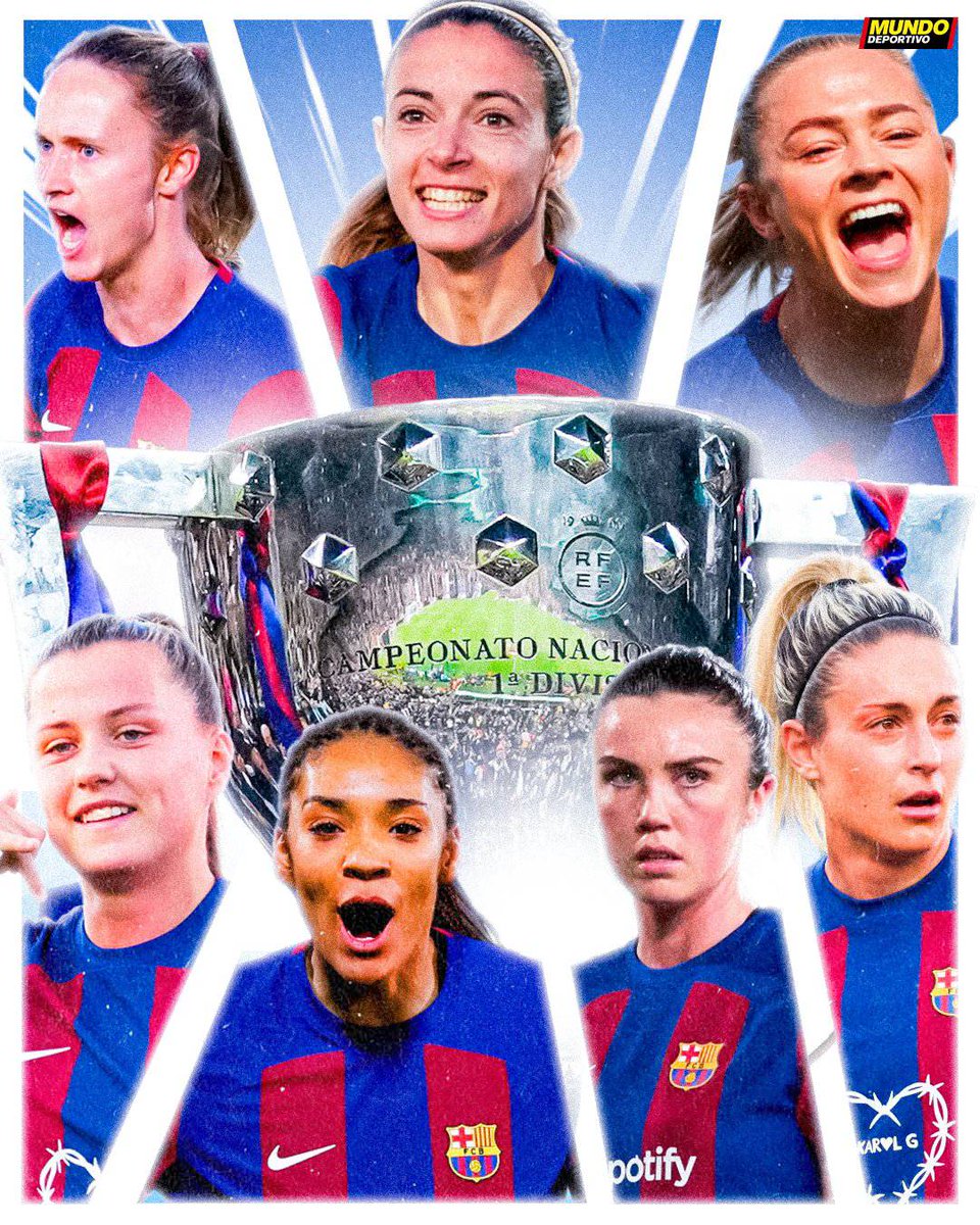 Congratulations to @FCBFemeni on winning the Liga F title! 🏆

Ninth league title in their history, and fifth consecutive one. #fcblive