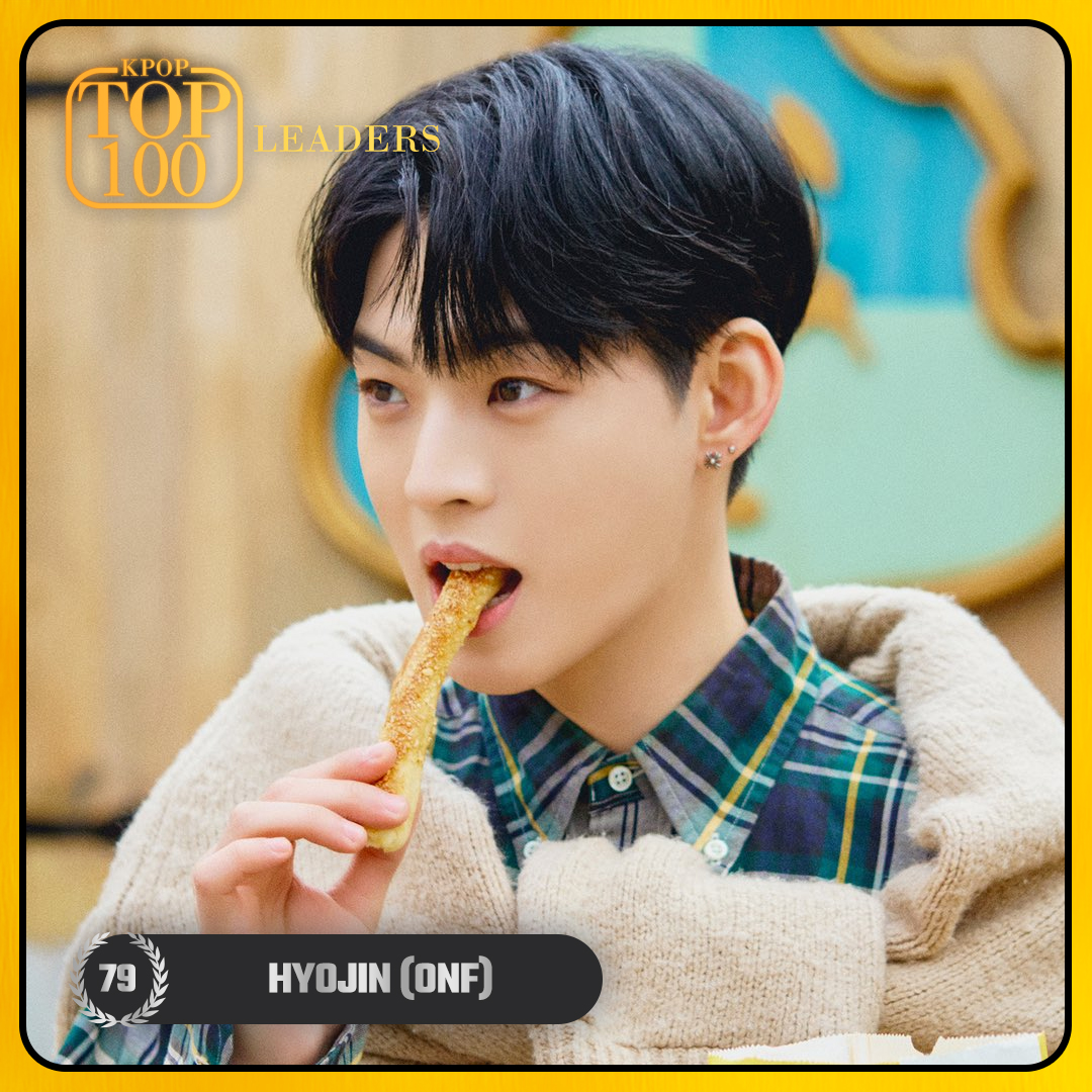 TOP 100 – K-POP LEADERS #79 HYOJIN (#ONF) Congratulations! 🎉