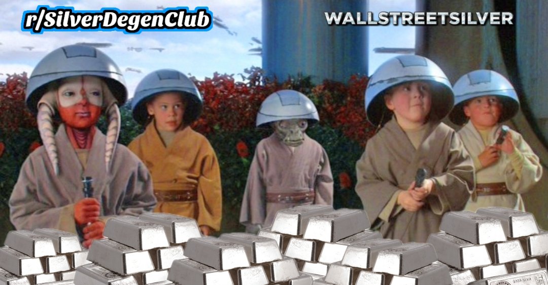 'Future tin-foil hat redditors in training'
#May4th | #Maythe4thBeWithYou | #SilverSqueeze | #BatteryMetals
#silver #SilverDegenClub
#WallStreetSilver