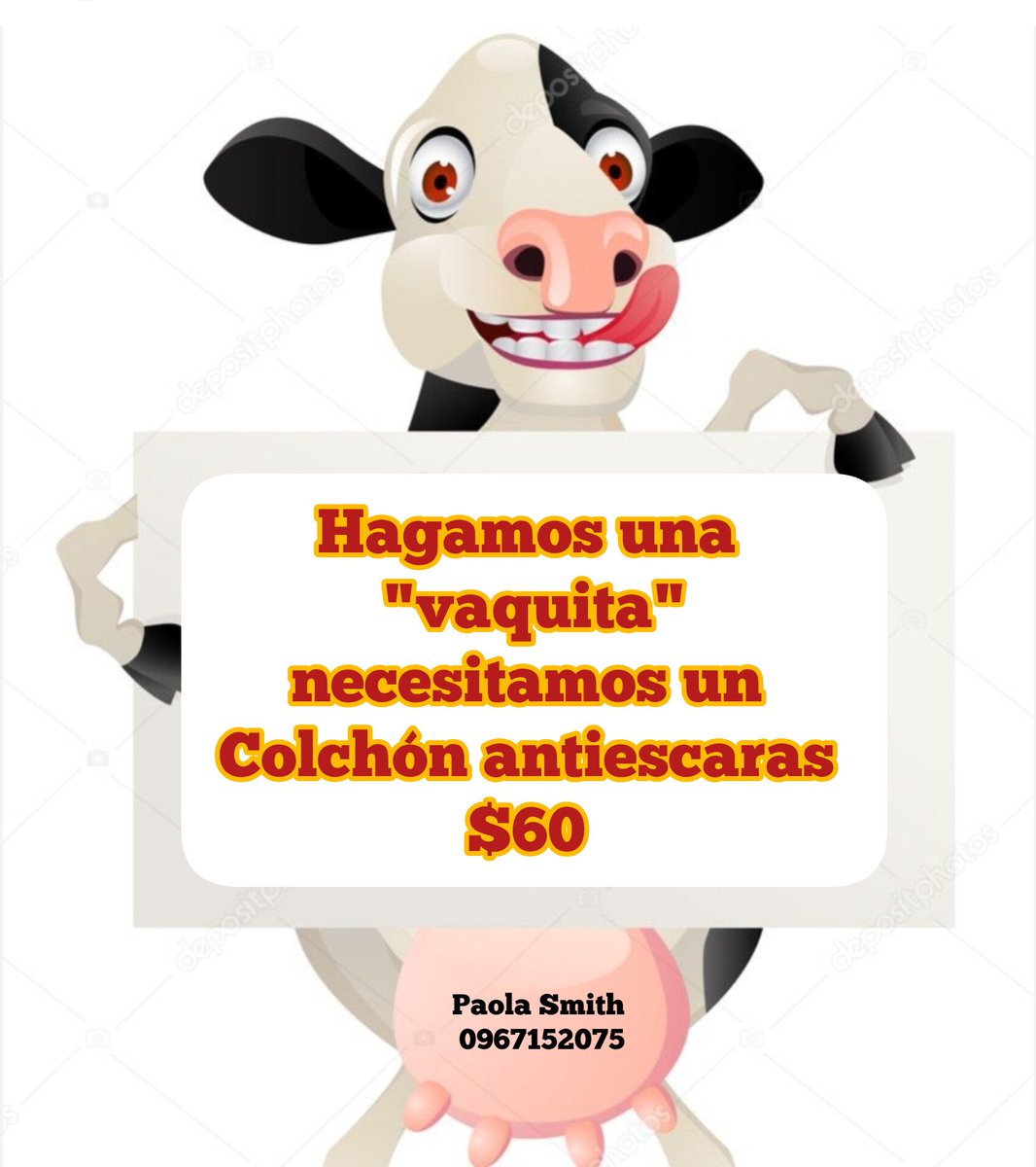 Ya un mes ingresado 🥺🎗🙌🏽 no puede mover las pierdas🥺 en cuidados paliativos 😮 rechazó el trasplante 😭🎗🙌🏽 es mucho peso para una madre ❤️🙌🏽❤️ #ayuda
Quién da el primer paso para arrancar con esta #vacasolidaria 🐮 #soylavoluntariaintensa #rt