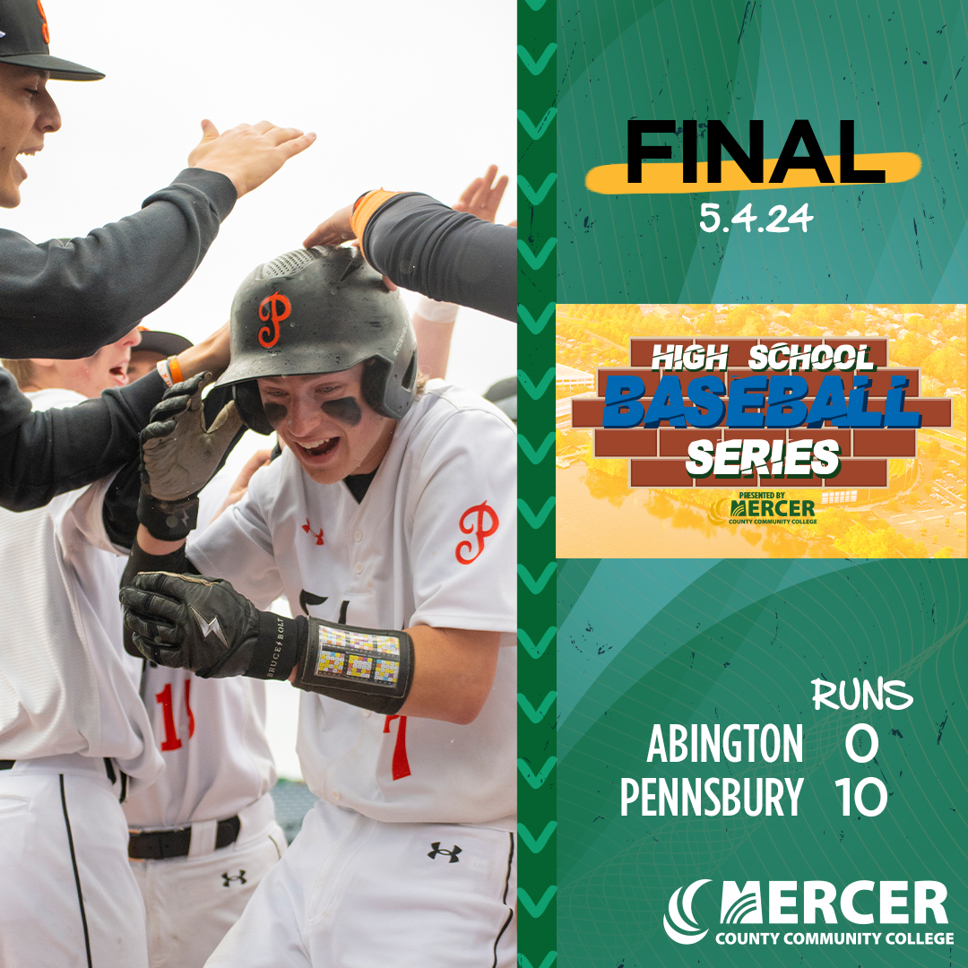 this afternoon's final in our HS Baseball Series presented by @MercerCollege