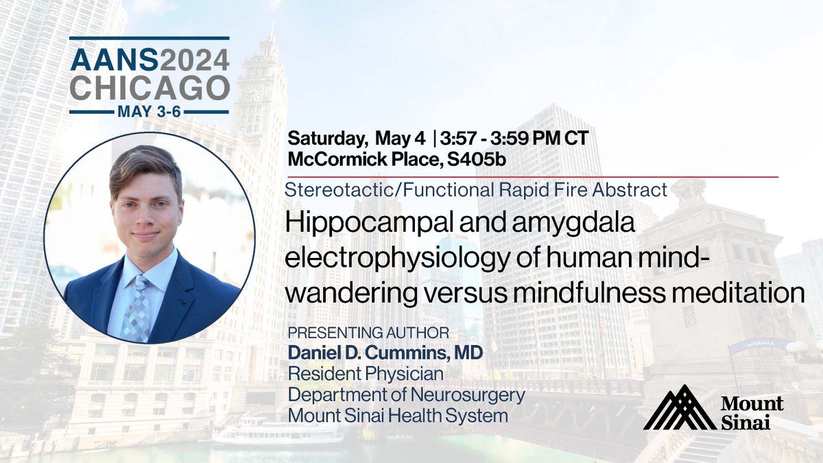 Rapid 🔥Abstract #Stereotactic #Functional with #Neurosurgery Resident Dr. Daniel Cummins SOON!
#AANS2024 #WhatMatters