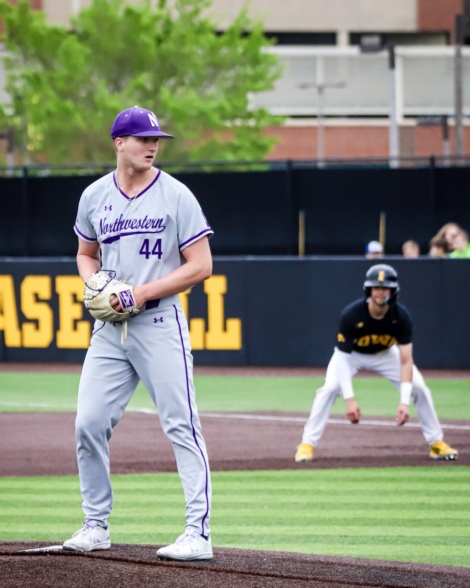 Dyke works his way out of a jam to strand a pair in the 2nd! T3 | NU 1, Iowa 0 Due up: Selfon, Johnson, Knott