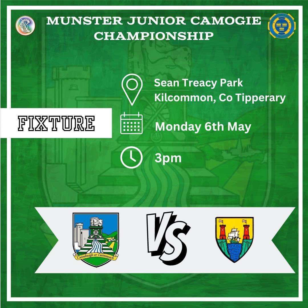 ❤️🖤🇳🇬🇳🇬 Best of luck to Carla, Aeibhinn, Ella and all the Limerick Junior Camogie team & management as the take on Cork in the Munster Junior Camogie Final in Sean Tracey’s, Kilcommon, Tipperary on Monday @ 3pm ❤️🖤🇳🇬🇳🇬 All support welcome!