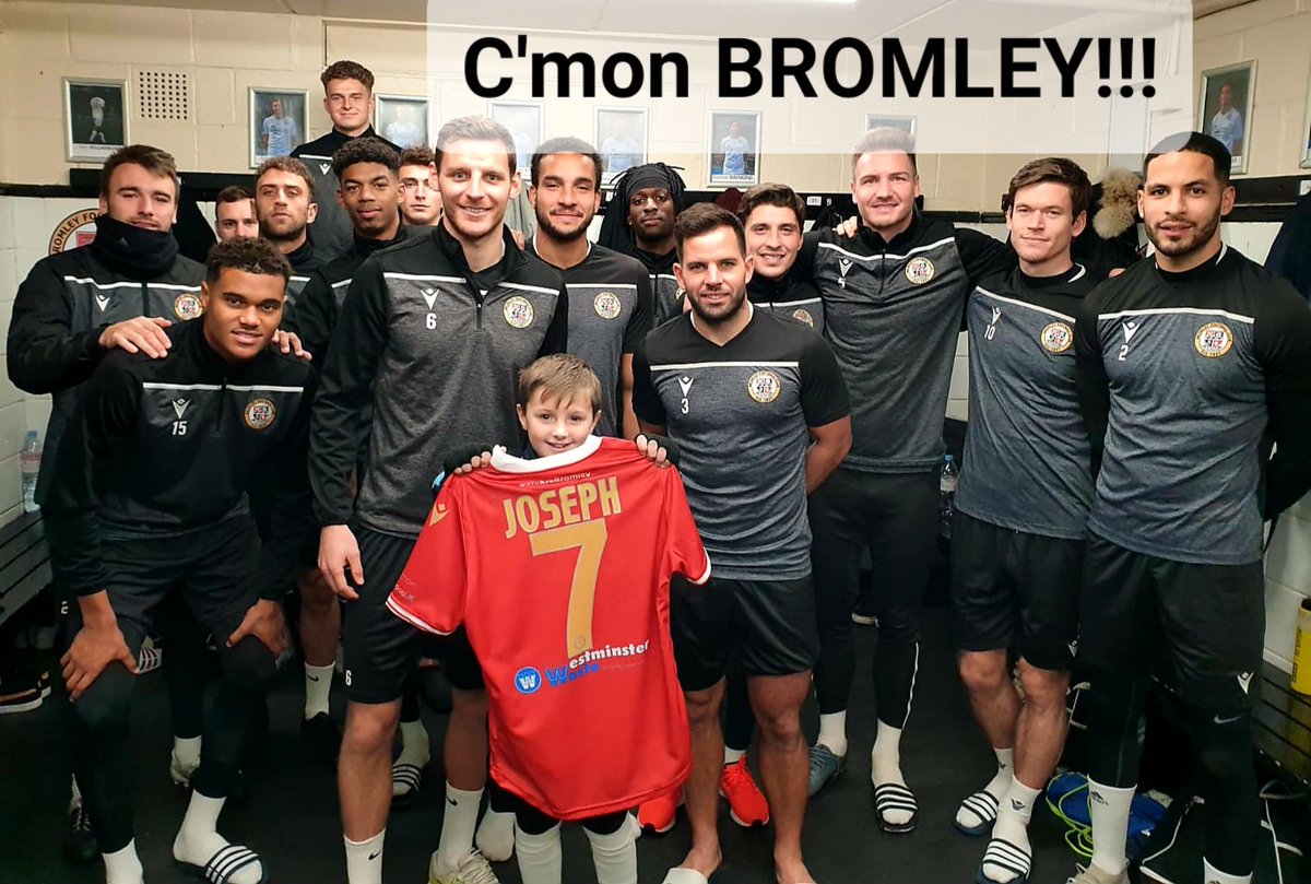 My son is now 14 and plays for Bromley...like me he is 💯 behind the team tomorrow. Let's keep making memories...@bromleyfc