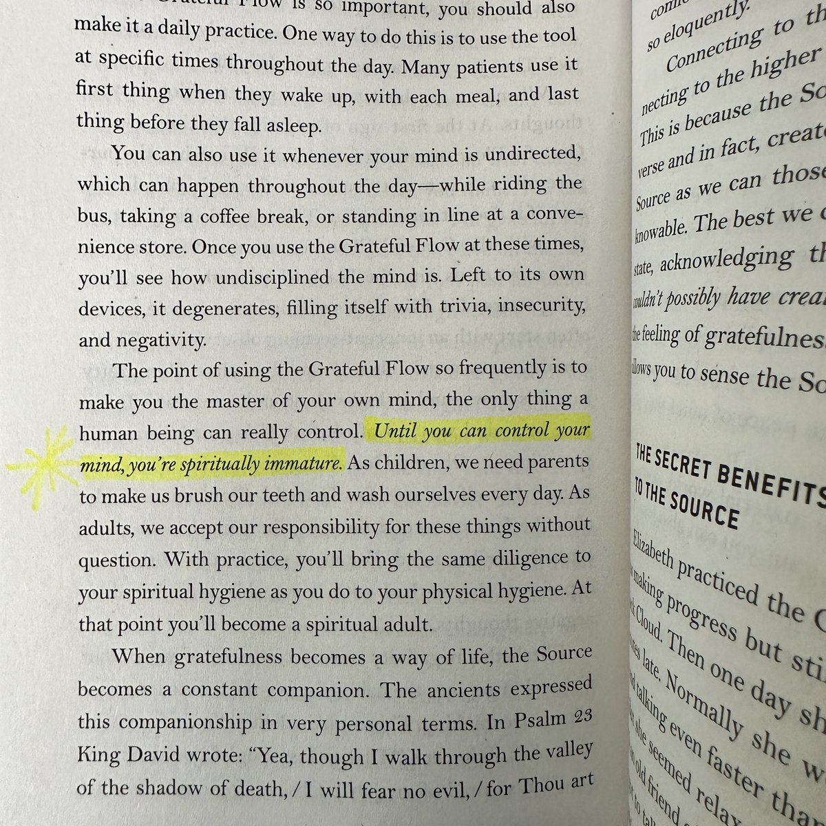 The first step is managing your mind—the rest opens up from there (*this is the most epic line I’ve read in a book in a while). 🧰🧠 #TheTools 📘