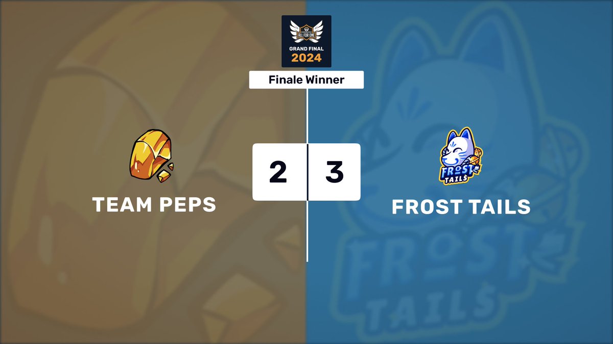 👏Félicitation à @FrostTails qui a gagné durement sa place pour la Grande Finale du Championnat de France. 

Quel match de fou ! 🔥

#OAFO7