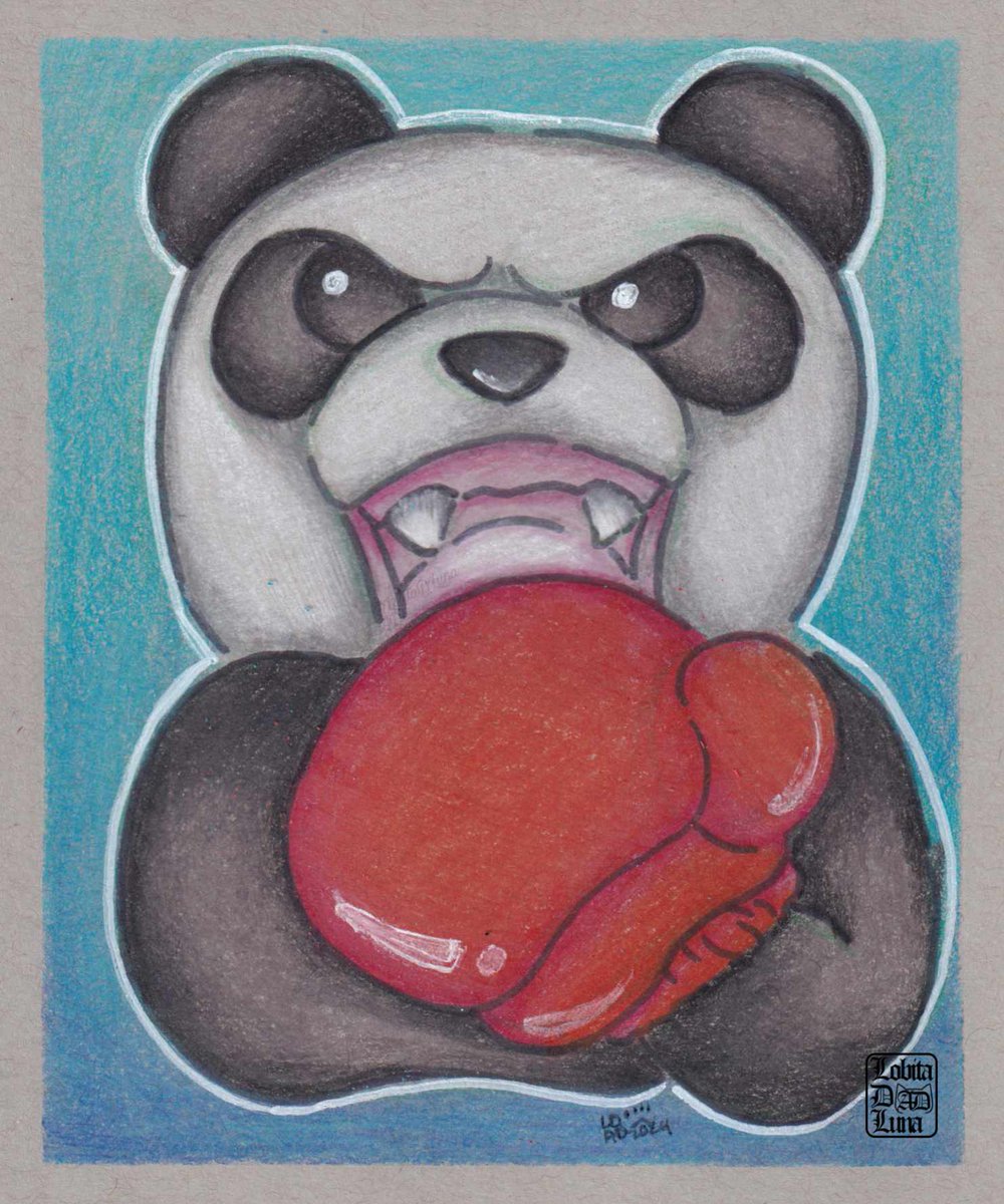 Jabbing Panda
Fanart made on Strathmore toned paper with Five Bellow Colored Pencils.
#draw #drawing #coloredpencil #coloredpencils #sketch #sketchbook #art #artwork #fivebellow #strathmore #tonedpaper #fanart #yugiohfanart