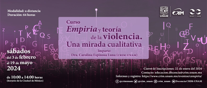 espinosacrim's tweet photo. Este curso que imparto en el @crim_unam está a punto de concluir. Ha sido una experiencia maravillosa al lado de estudiantes de varios países que están haciendo su tesis sobre violencia con un enfoques cualitativos. 
Aquí algunas de las principales conclusiones del seminario: https://t.co/A83XcznCvQ