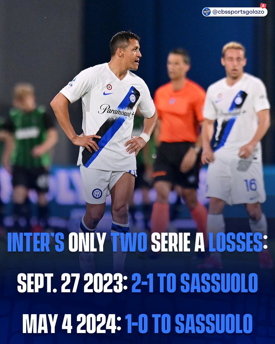 Sassuolo do the double against Inter and end both Inter's 28-game Serie A unbeaten streak AND their 42-game Serie A scoring streak ✅✅ Sassuolo are in the relegation zone 👀