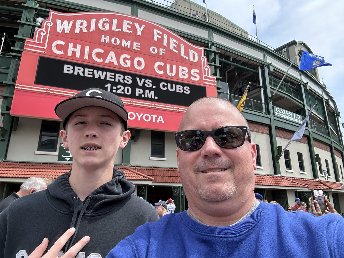 JamesCallane's tweet image. Beautiful day for some Cubbies baseball.