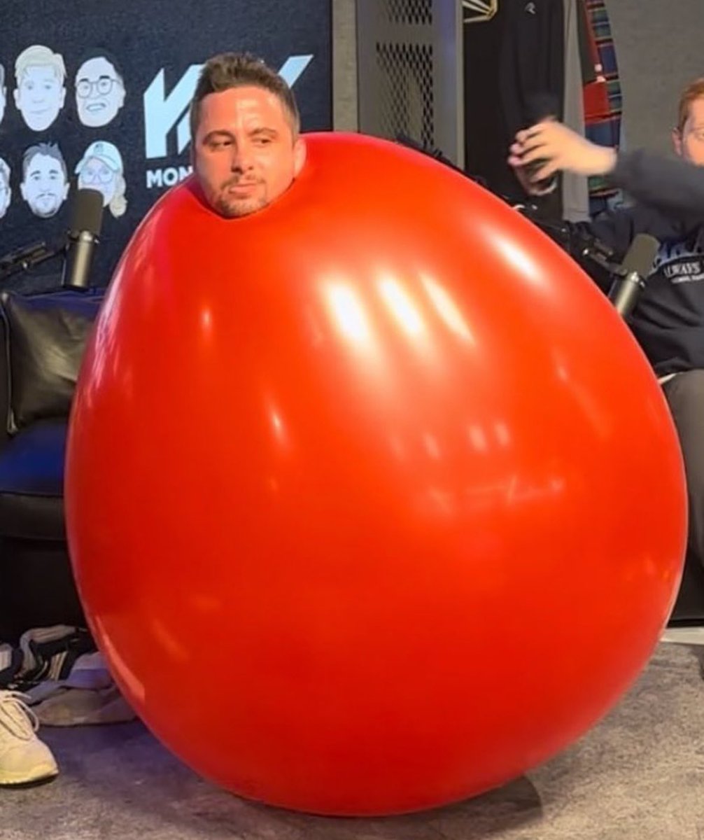 I can’t believe they got him in the balloon