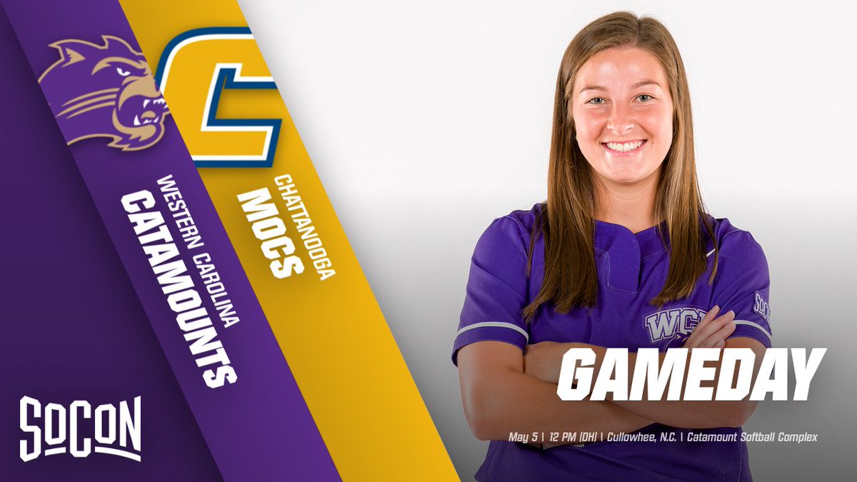 GAMEDAY! We finish out the regular season this afternoon with a doubleheader for SENIOR DAY at 12 p.m. 

#CatamountCountry | #WheeAreOne | #Team19 

🆚Chattanooga
⏰12 p.m. (DH) 
📍 Cullowhee
📈tinyurl.com/4bpsn644
📺tinyurl.com/bp7aefmp (G1)
📺tinyurl.com/ymxw8kxc (G2)
