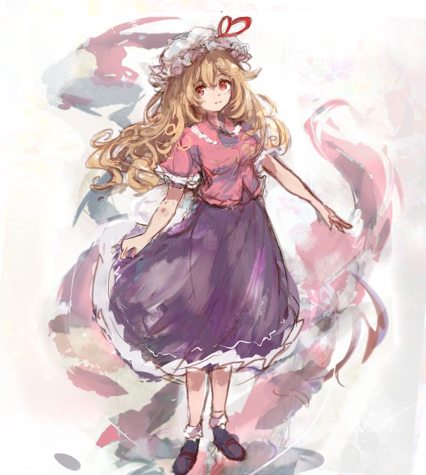 「hat purple skirt」 illustration images(Latest)