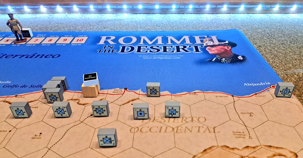 Cómo penaliza los errores este #RommelInTheDesert ....escenario de 1940 y los Italianos hasta la cocina!!! @doitgames1 @ColumbiaGames