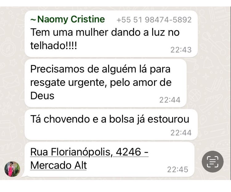brabona_'s tweet image. Gente RESGATE URGENTE 🚨🚨🚨😭😭😭 mulher ganhando bebê no telhado!!!!! Canoas RS
