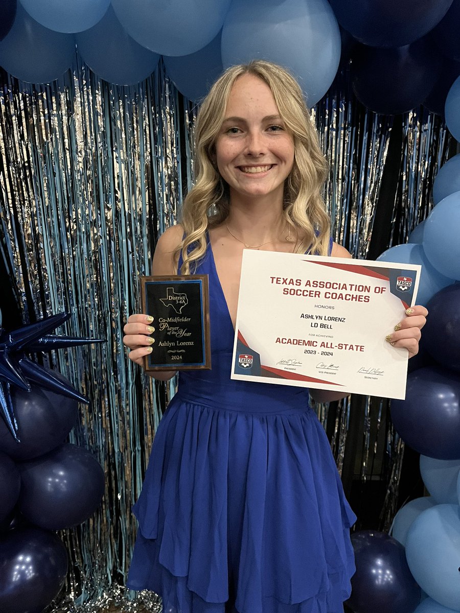 Sting ECRL-NTX Brave G06/05 (@stingrlntxgu19) on Twitter photo Congratulations to Ashlyn for earning co-midfielder Player of the Year and <a href="/tascosoccer/">TASCO</a> Academic All-State! 🔥<a href="/hpuwsoc/">HPU Women's Soccer</a> <a href="/StingSoccerClub/">Sting Soccer Club</a> Congratulations to Ashlyn for earning co-midfielder Player of the Year and <a href="/tascosoccer/">TASCO</a> Academic All-State! 🔥<a href="/hpuwsoc/">HPU Women's Soccer</a> <a href="/StingSoccerClub/">Sting Soccer Club</a>