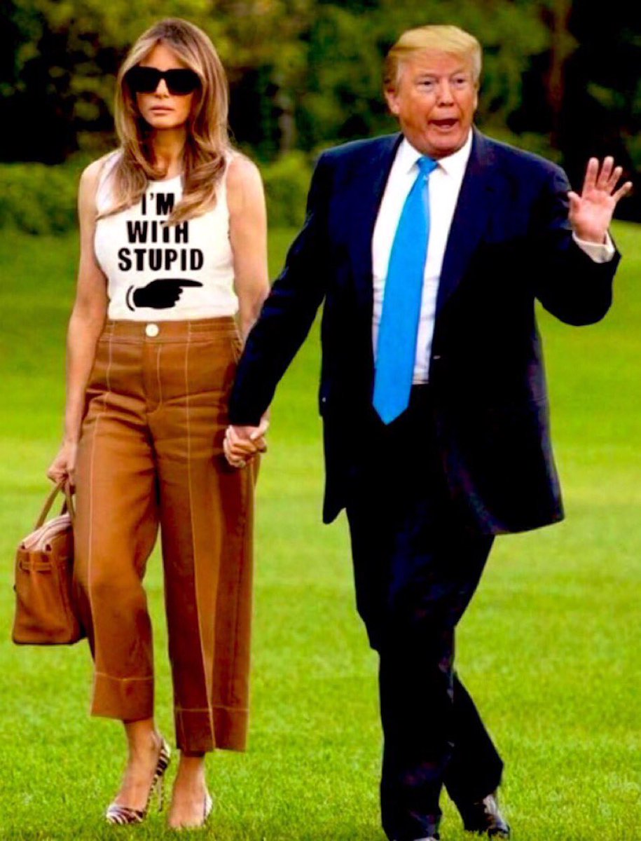 First meaningful😃, intelligent😃,
truthful😃 thing Melanoma errr MELANIA😅 has ever frickin’ said!!!!!!!😃👇😃

😂🤪🤪😂