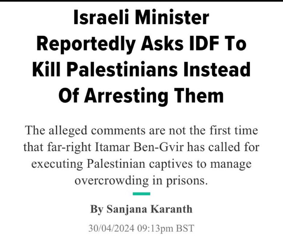 Israeli officials make genocidal statement after genocidal statement and use genocidal tactic after genocidal tactic… Yet the arms sent by US, UK and EU leaders continue to pour in despite the genocide case at the ICJ, potential arrest warrants from the ICC, and the danger of…