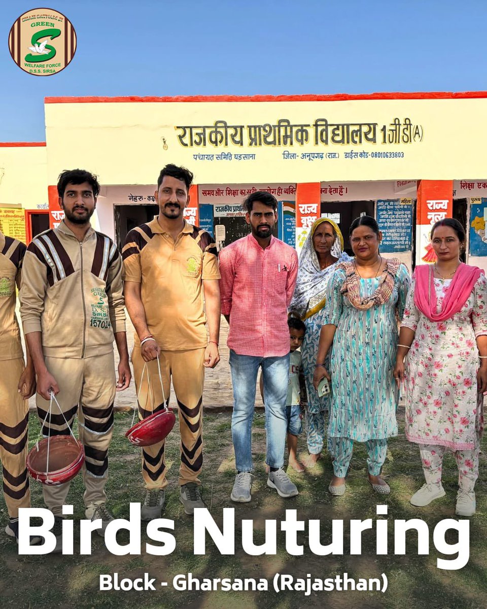 Following the inspiration of Saint Ram Rahim Ji, the followers of Dera Sacha Sauda place bird feeders and water pots on their rooftops and public places to save birds under the #BirdsNurturing campaign.