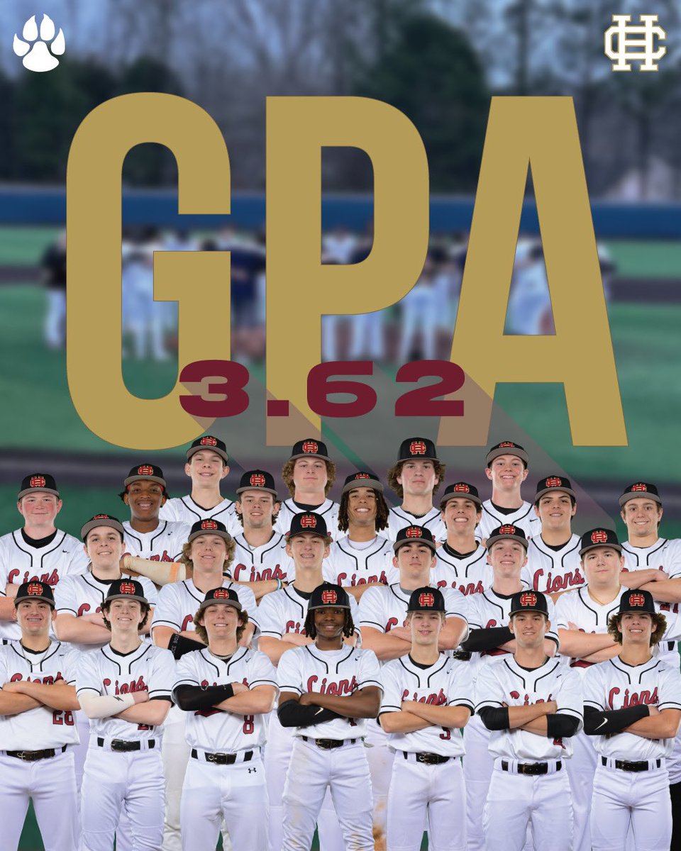 As great of a season that the Lions ⚾️ had with many “first”, including the first Sweet 16 state playoff appearance……this👇🏼 lets you know you’ve got hard working kids.Great job boys!
STUDENT-athletes! ❤️
@CHSAthleticsGA @Bradyball2023 @Coach_MikeRoby @TheCoachesBoxGA @ABCA1945