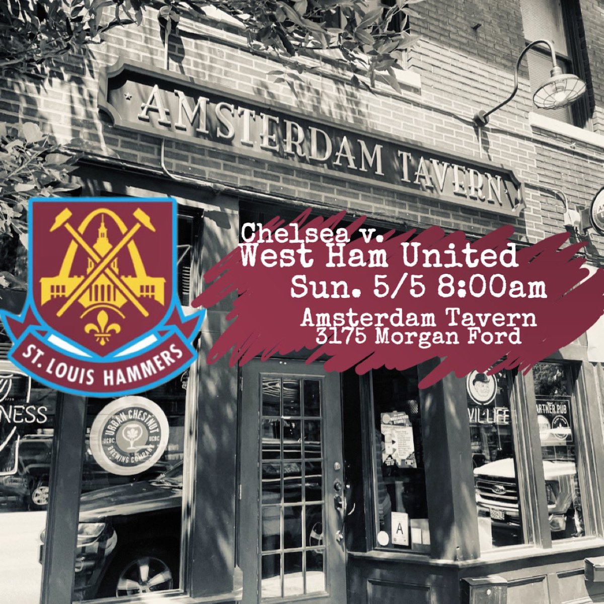 Big matchup tomorrow and a chance to jump ahead to 8th. See you at @Amsterdamtavern 8:00am