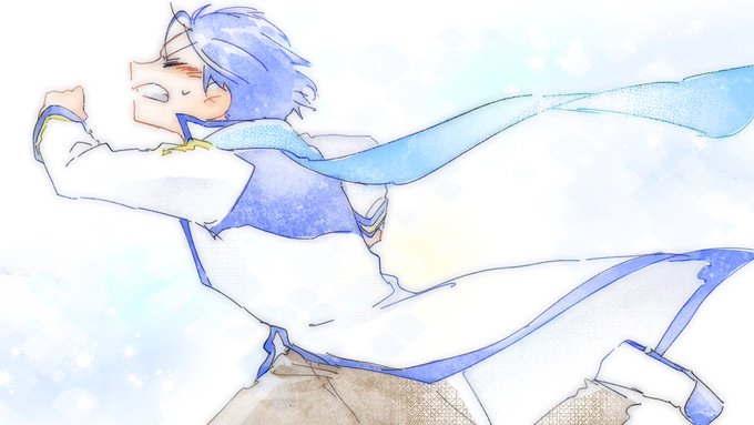 「blue scarf」 illustration images(Latest｜RT&Fav:50)