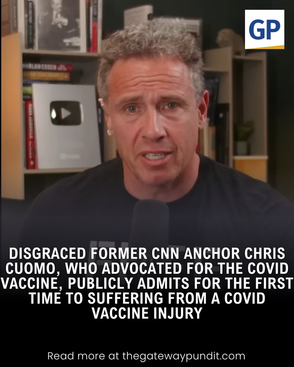 Disgraced former CNN anchor and vaccine pusher Chris Cuomo disclosed for the first time that he has been suffering from side effects he attributes to the COVID-19 vaccine.