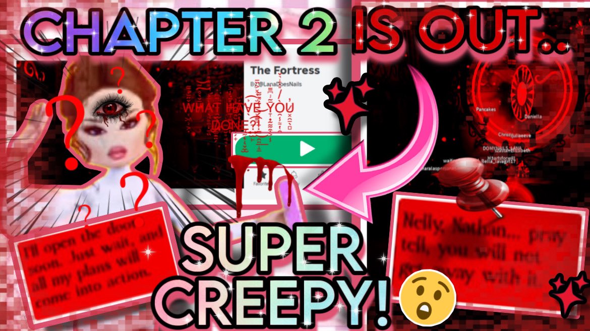 CHAPTER 2 IS OUT! 😱 go watch my video to see EVERYTHING you might’ve missed out on… super creepy!! 💓 #DressToImpress @_Dress2Impress
⬇️linked below⬇️

(,,>ヮ<,,)! SUPPORT ME! :D
💓 retweets, likes & comments are appreciated 🌈💕