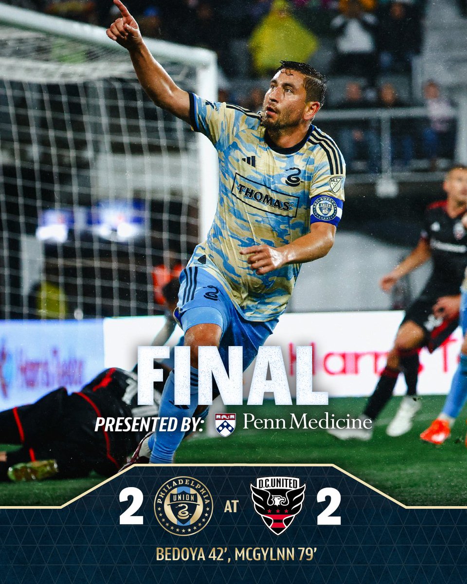 The boys make a huge comeback to steal a point in DC 😤 #DOOP | #DCvPHI 2-2 | @PennMedicine