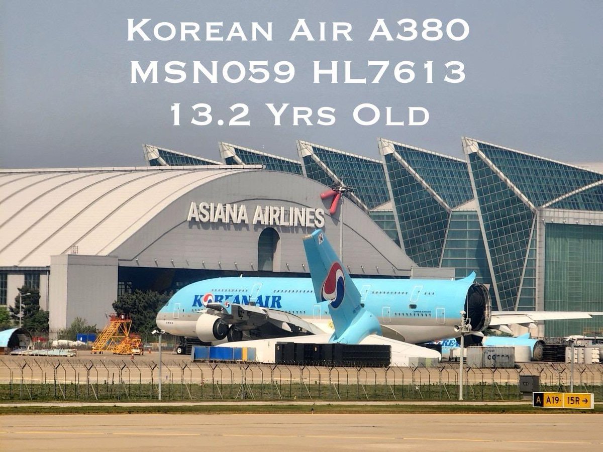 大韓航空のHL7613の解体が確認されました。