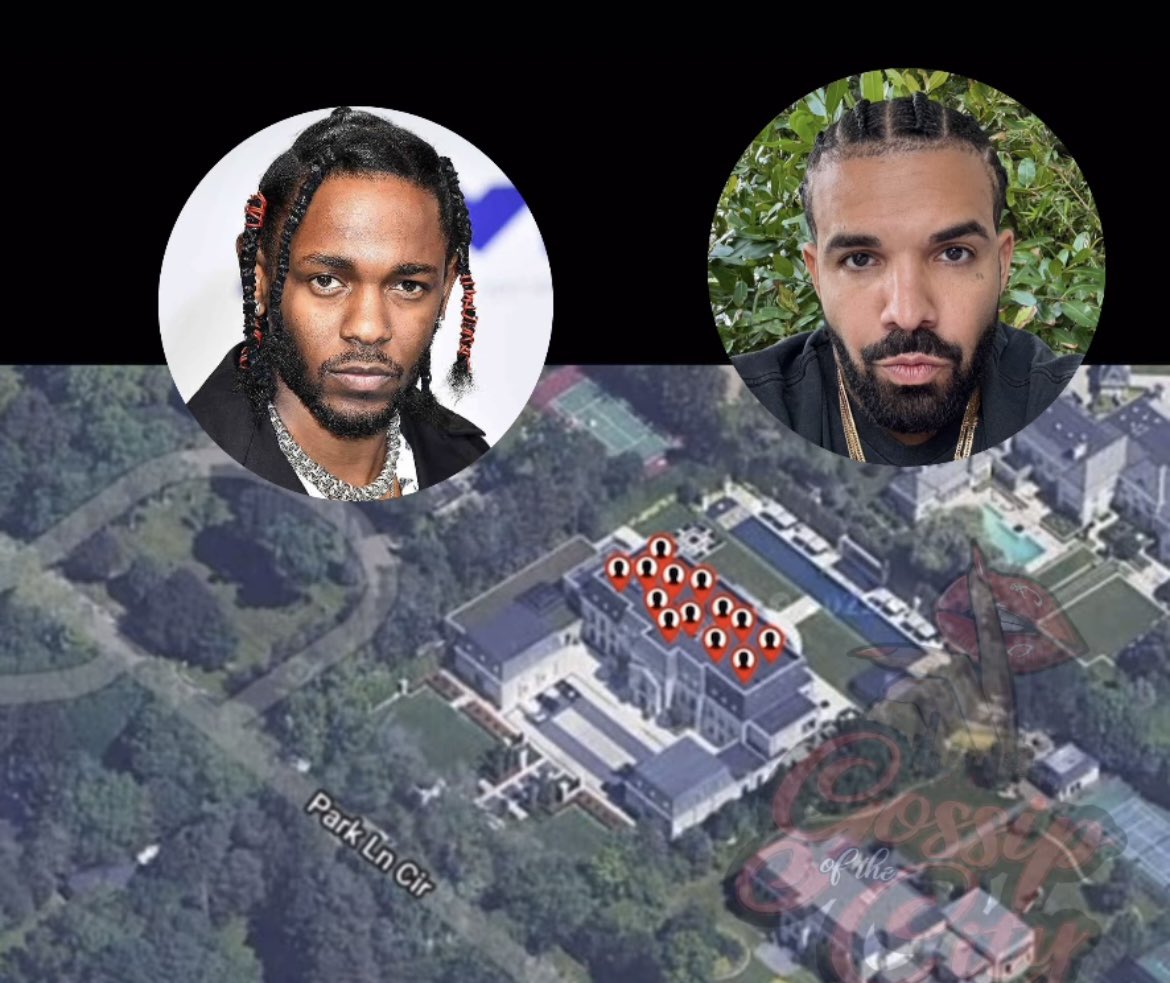 Kendrick Lamar put the sex offenders icon on Drake’s House! 🤦🏾‍♀️ #KendrickvsDrake