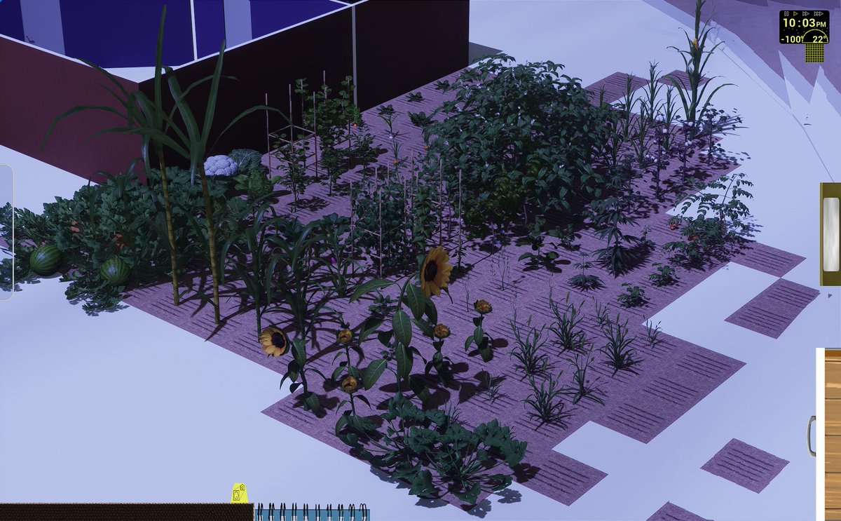 GivenKittens's tweet photo. Really happy with the progress I was able to  make in getting 👨‍🌾farming👩‍🌾 implemented into Home Domes this week!  So many Crops growing and harvesting!

~~Steam Wishlist 🚂📷 ~~ https://t.co/FZhzdraYrk…

#games #indiegame #screenshotsaturday #gamedev #solodev #Farming https://t.co/S0dxiPZ7du