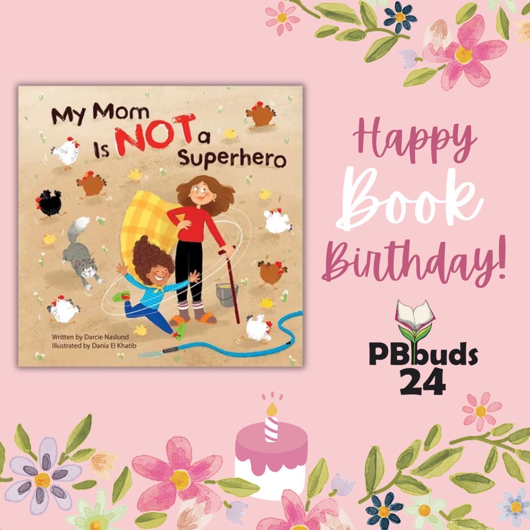 My Mom is NOT a Superhero releases TODAY! Congratulations ⁦@DarcieNaslund⁩ , Dania El Khatib, and ⁦@DCCED⁩! This story is so important! And adorable! And all the things!!!