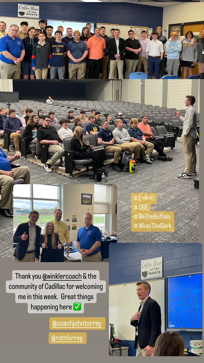 Charlie Jacobson (@c_jacobson15) on Twitter photo Thank you <a href="/winkler_coach/">Coach Winkler</a> & the community of Cadillac for welcoming me in this week. Great things happening here. Thank you <a href="/winkler_coach/">Coach Winkler</a> & the community of Cadillac for welcoming me in this week. Great things happening here.