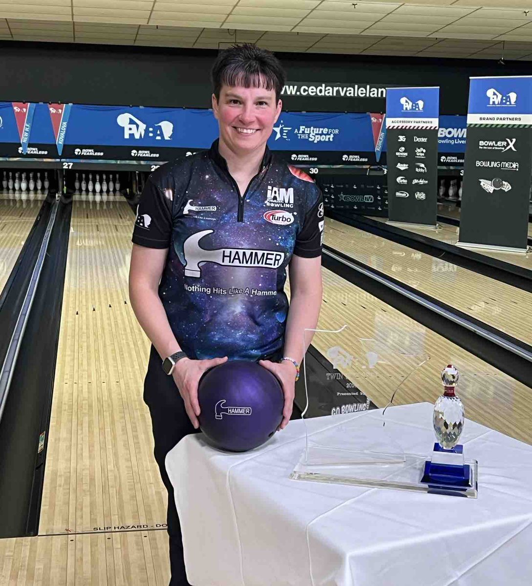 Shannon Pluhowsky wins the PWBA GoBowling Twin Cities Open! 🏆
#HammerBowling #PWBATour #PurpleHammer 
#NothingHitsLikeAHammer 🔨