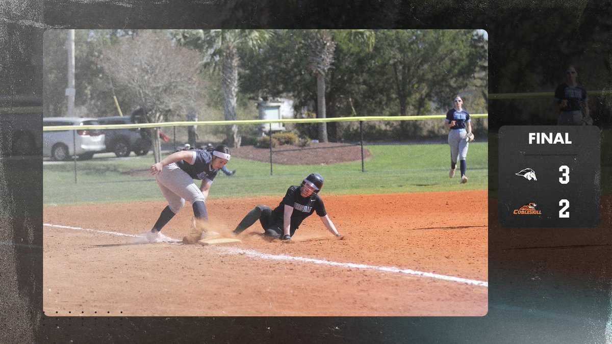 Softball splits final day of regular season - take conference win, 3-2, in game 1 - fall 4-11 in game 2 #RunAsOne