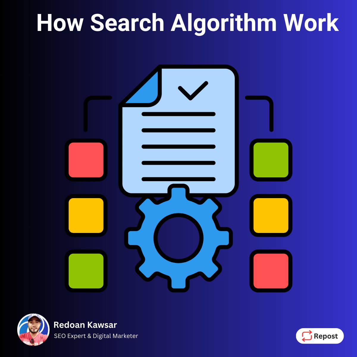 🔍 Search Algorithm Breakdown:

- Scans & ranks pages by relevance & authority 📊
- Leverages AI for user intent & context understanding 🧠
- Regular updates to fight spam & promote quality 🛡️

Tip: Optimize with top-notch content, UX & backlinks 🔗
#SearchAlgorithm #SEOStrategy