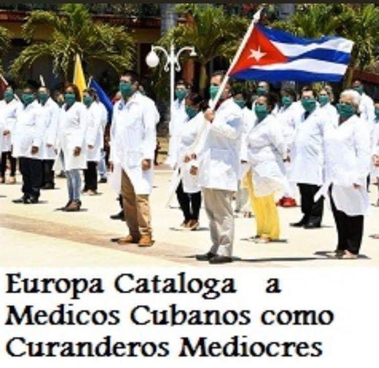 La reforma a la salud petrista permite que las misiones médicas #cubanas lleguen a Colombia.
Debemos tener en cuenta la información que emiten países donde han llegado esos farsantes.

Así como lo dice Europa también lo dijo Brasil. No son médicos. Son enfermeros y agentes G2.