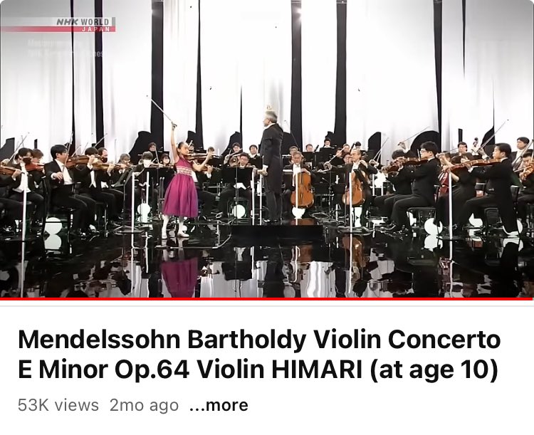 Imagine playing mendelssohn vc with an orchestra at 10….