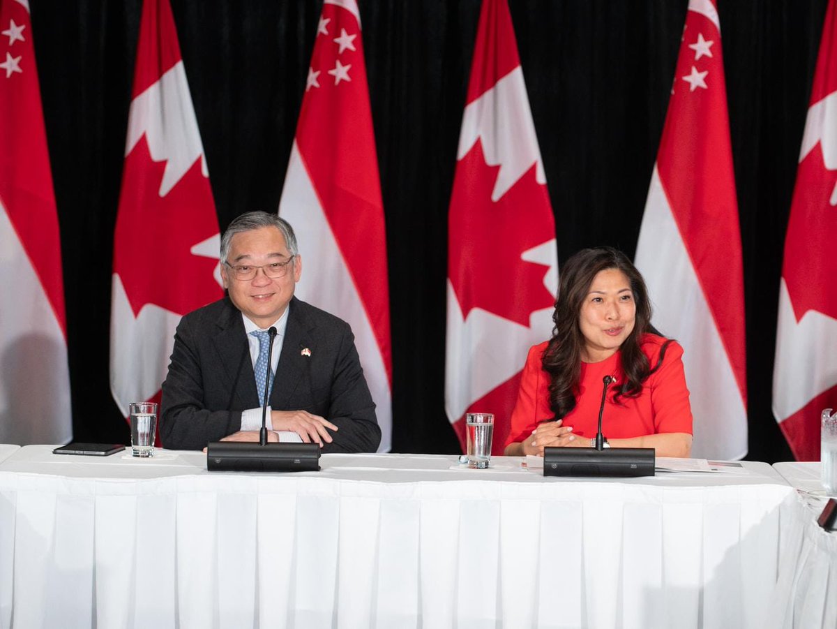 Minister Gan Kim Yong has concluded his visit to Ottawa, where he met with his Canadian counterpart, Mary Ng. During this visit, we announced a new bilateral collaboration in Science, Technology, and Innovation (ST&I) and the green economy. For more info: mti.gov.sg/-/media/MTI/Ne…