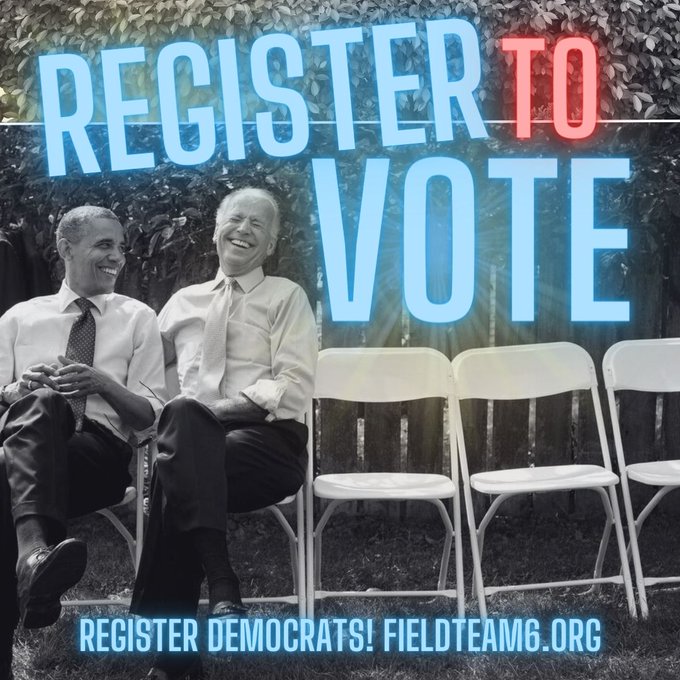 It’s Sunday – World Laughter Day! Find something to laugh about & enjoy today. 😂😅🤣😆 Then let’s register more Democrats! If you’re voting BLUE for Biden/Harris in 2024, reply with a 💙, retweet this, & let’s follow each other so we can be #StrongerTogether! #Voterizer