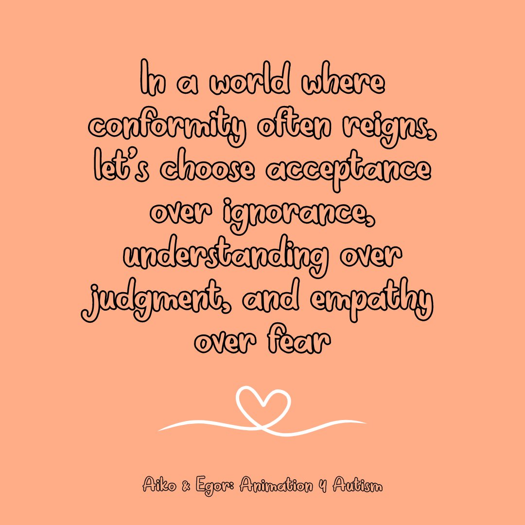 Choose understanding over judgment, empathy over fear. 🌍

#ActuallyAutistic #AskingAutistics #askingadhd #AutismAwareness #AutismAcceptance #autism #autistictwitter #AutisticJoy #AutisticBurnOut #autismcommunity