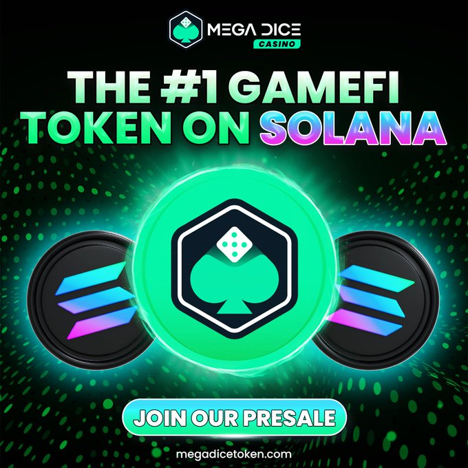 Taking a chance on this one -$DICE is currency for @megadice, basically theyre a huge TG and Web casino To date they've raised over 725k on presale, cash back system on casino rev - Take a look for yourselves they do have a presale ongoing if youre interested -…