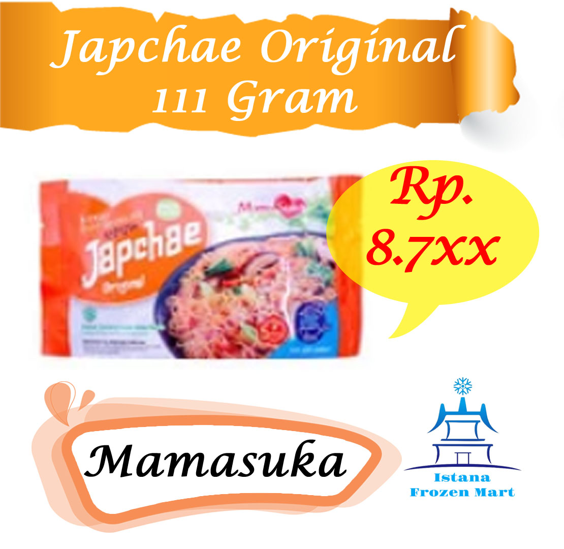 Japchae Original MAMASUKA Saos 111 GR
Promo Mei 2024 : Rp. 8.7xx

#frozenfood #frozenfoods #murah #frozenfoodmurah #enak #frozenfoodenak #makanan #beku #japchae #mamasuka #japchaeori #alami #bebaspengawet

tokopedia.com/frozenfoodbdg/…
shopee.co.id/product/102817…