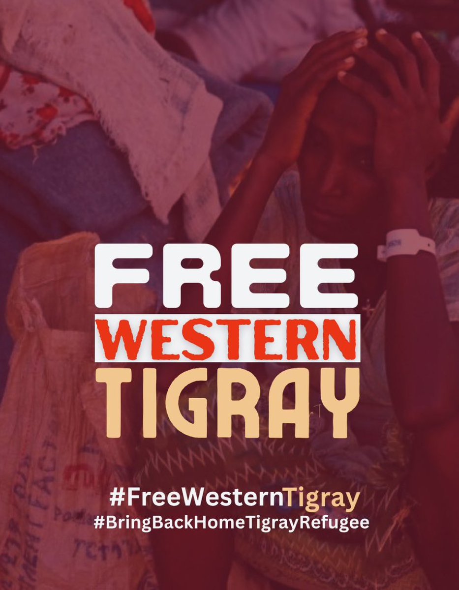 Tigrayans in #WesternTigray have experienced a relentless campaign of ethnic cleansing by security forces from the #Amhara and #EritreaOutOfTigray

#FreeWesternTigray 
#BringBackHomeTigrayRefugees
#FreeAllTigray 

@JosepBorrellF @SenateForeign @Refugees