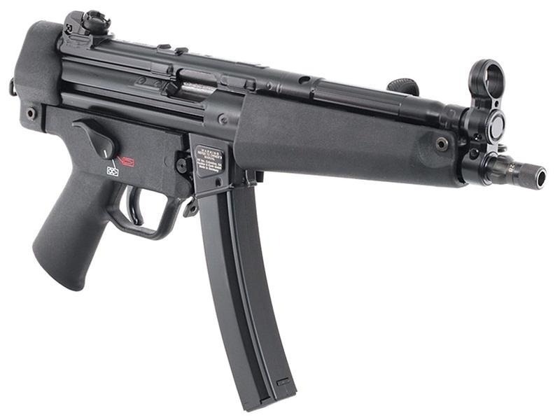 Heckler & Koch SP5 roller delayed semi-auto MP5 clone with CHF chrome lined threaded fluted tri-lug barrel and ambi swept down safety for $2,599 with code 'HKSP5' currently here: mrgunsngear.org/3Y6pBbG

#MP5 #clone #Iran #embassy #SAS